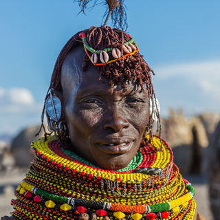 Lake Turkana - Turkana woman